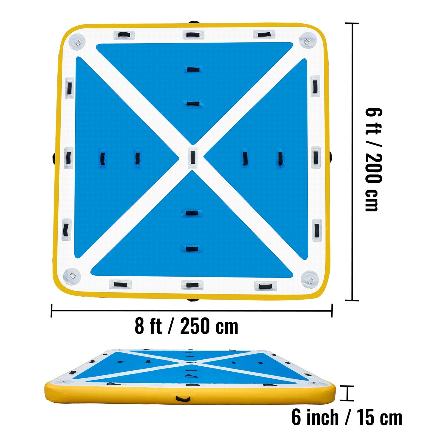 Inflatable Floating Platform Large Dock Swim Platform