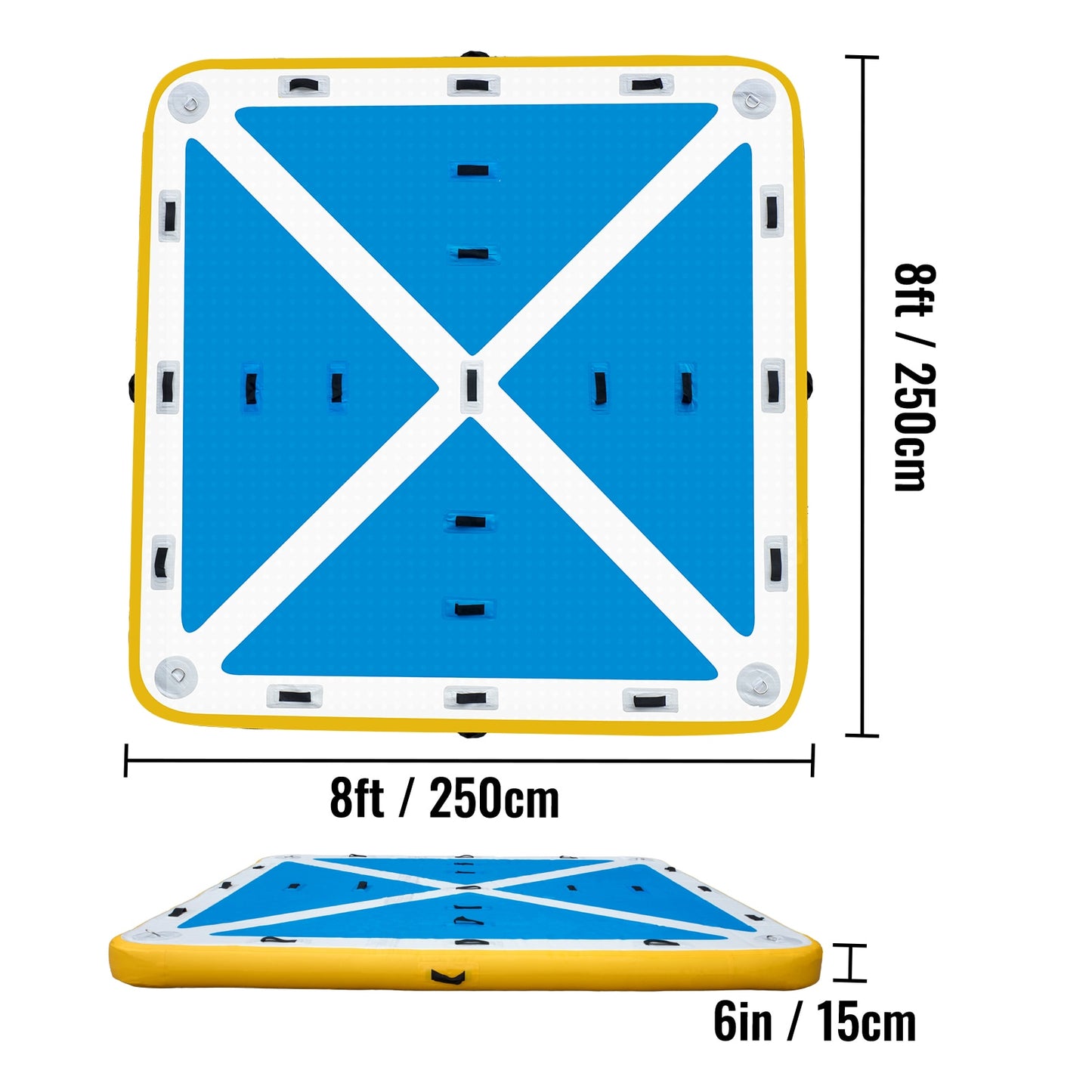 Inflatable Floating Platform Large Dock Swim Platform