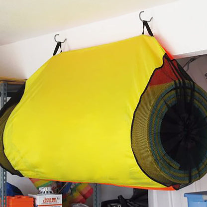 Storage Bag, Nylon with Mesh Inserts and Mounting Hooks, Fits 9', 12' & 18'  ALADDIN WATER MATS, YELLOW